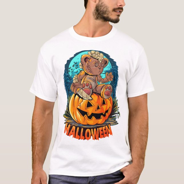 Halloween Bear Killer T-Shirt (Front)