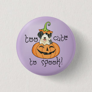 Halloween Beardie 3 Cm Round Badge