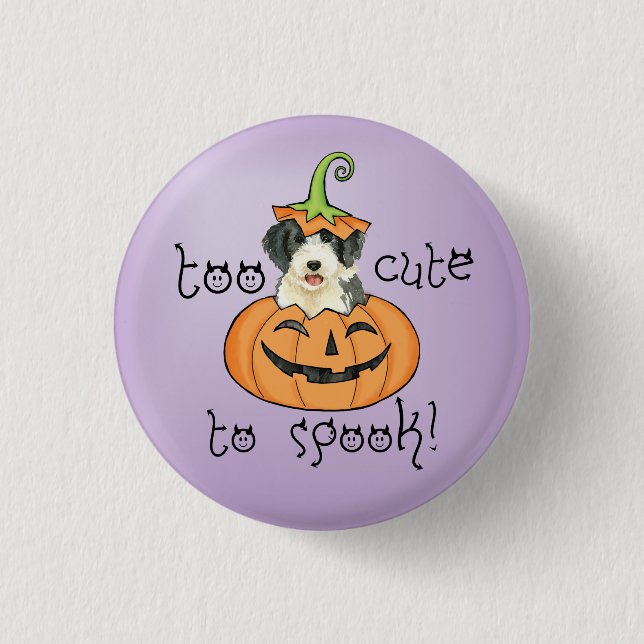 Halloween Beardie 3 Cm Round Badge (Front)