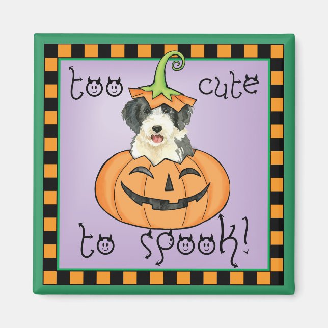 Halloween Beardie Magnet (Front)