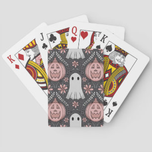 Halloween beauty  playing cards
