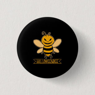 Halloween Bee 3 Cm Round Badge