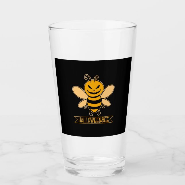 Halloween Bee Glass (Front)