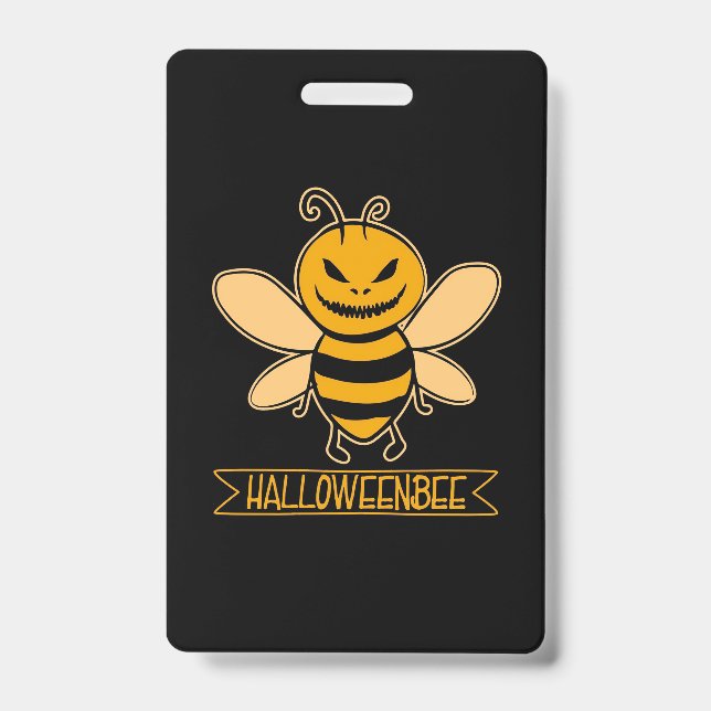 Halloween Bee ID Badge (Front)
