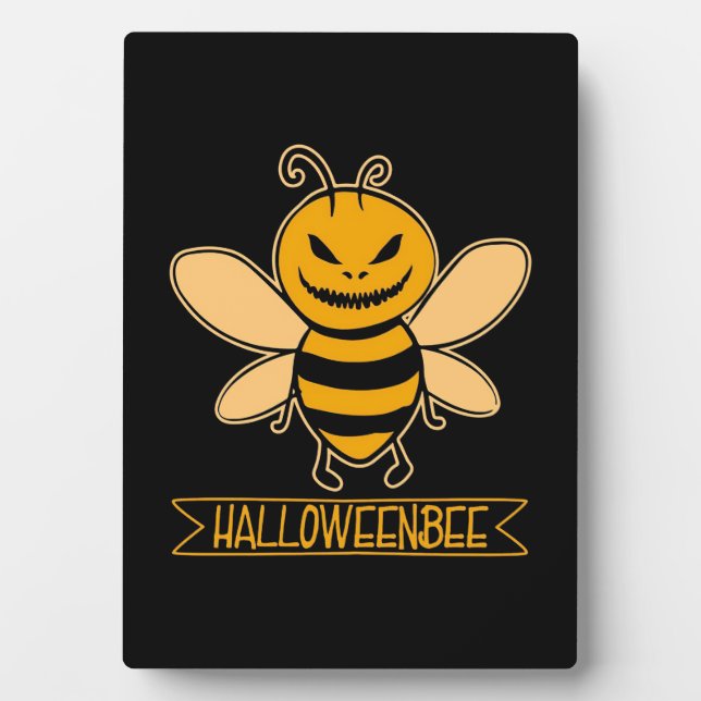Halloween Bee Plaque (Front)