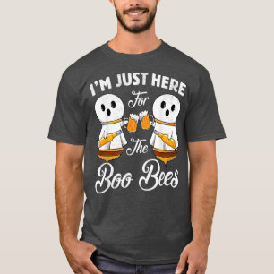 Halloween Beer Drinking I'm Just Here for the Boos T-Shirt
