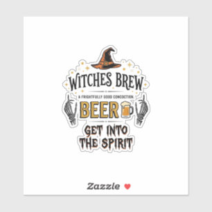 Halloween Beer Hocus Pocus Funny Vintage_1