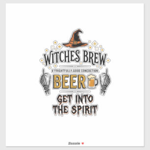 Halloween Beer Hocus Pocus Funny Vintage_1