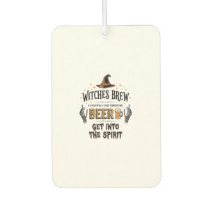 Halloween Beer Hocus Pocus Funny Vintage_1 Car Air Freshener