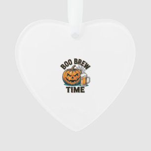 Halloween Beer Shirt Vintage Pumpkin Party Tee_1 Ornament