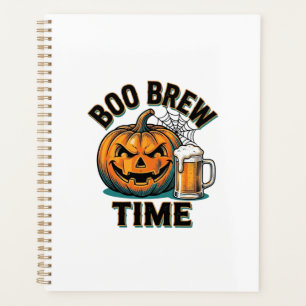Halloween Beer Shirt Vintage Pumpkin Party Tee_1 Planner