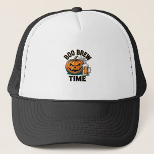 Halloween Beer Shirt Vintage Pumpkin Party Tee_1 Trucker Hat