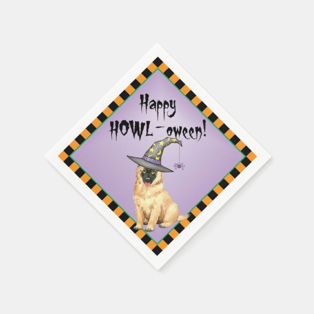 Halloween Belgian Tervuren Napkin (Corner)