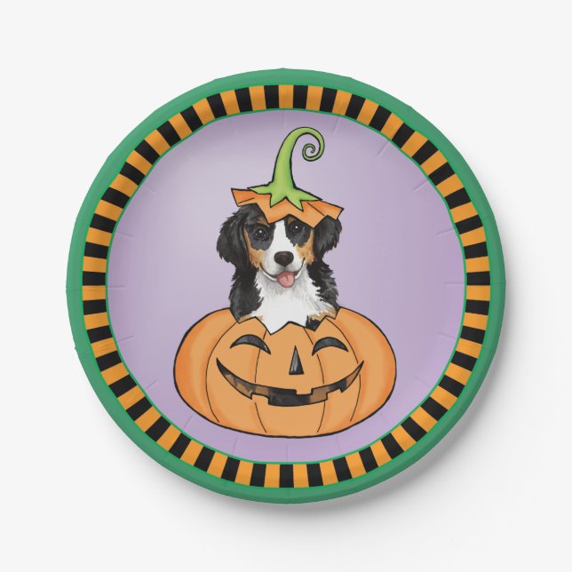 Halloween Berner Paper Plate (Front)