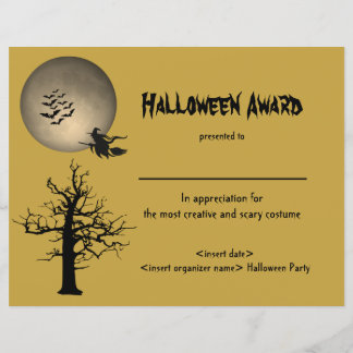 Halloween Best Costume Award