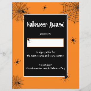 Halloween Best Costume Award