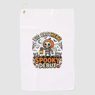 Halloween Big Brother Spooky Debut Golf Towel