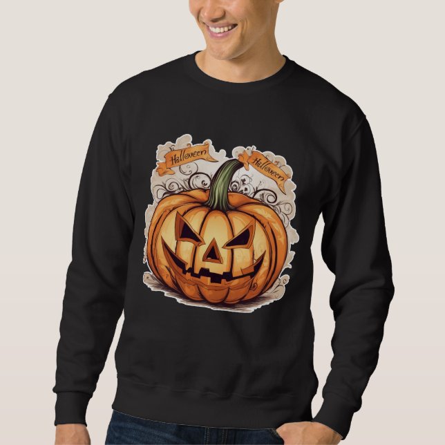 Halloween: Big Pumpkin Sweatshirt (Front)
