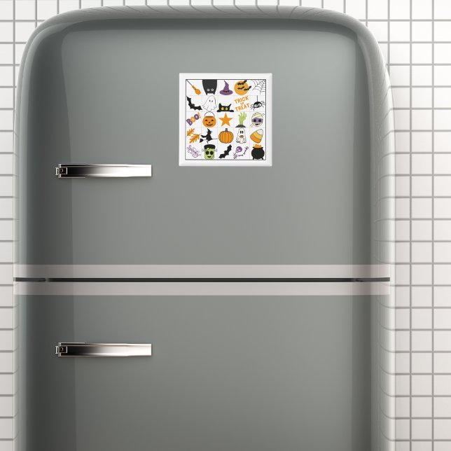 Halloween Bingo Card  Magnet (This item is for display purposes only to illustrate the design element. )