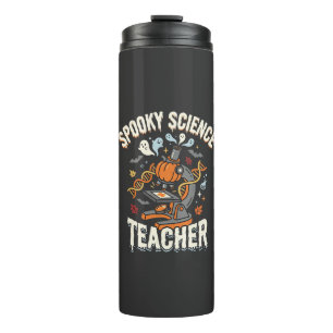 Halloween Biology Teacher Spooky Science Thermal Tumbler