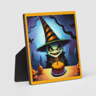 Halloween - Birthday 1 Plaque