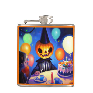 Halloween - Birthday 2 Hip Flask