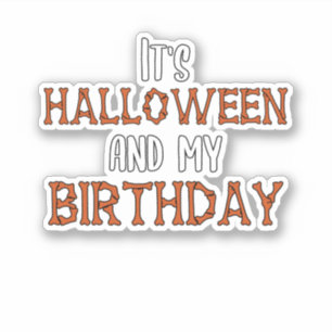 Halloween Birthday 31st October