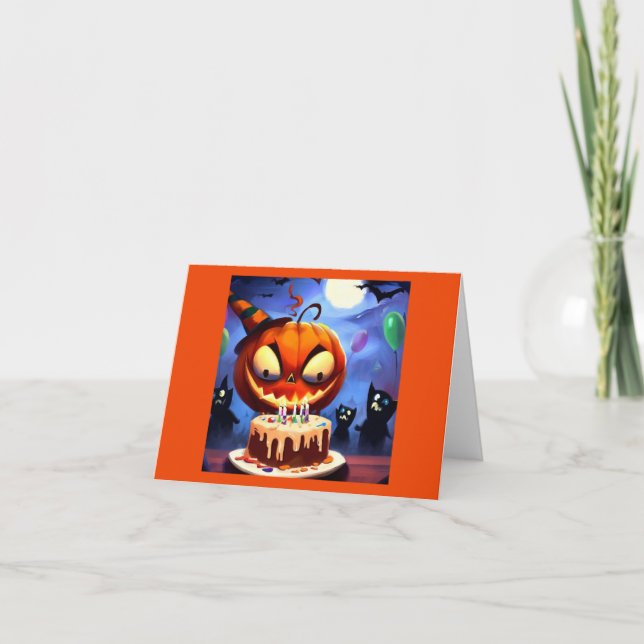 Halloween - Birthday 3 Card (Front)