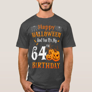 Halloween Birthday 64 year old 64th Papa Nana Pump T-Shirt
