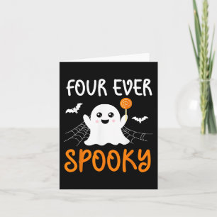Halloween Birthday Boy For Toddlers Kids Spooky S Card