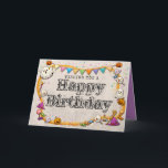 Halloween Birthday Card<br><div class="desc">Check out the rest of the Happy Planet Parties Halloween Collections for more spooky designs!</div>