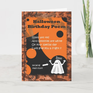 Halloween Birthday Card