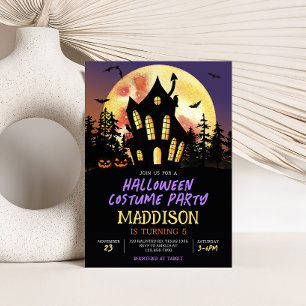 Halloween Birthday Costume Party Invitation