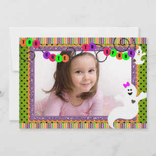 Halloween Birthday Ghoost Invitation
