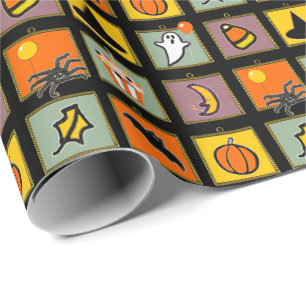 Halloween Birthday Gift Wrapping Paper