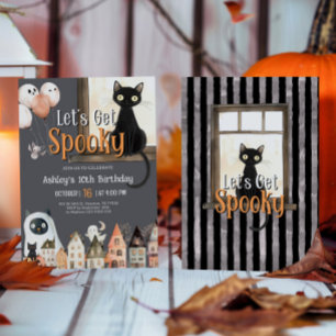 Halloween Birthday  Invitation