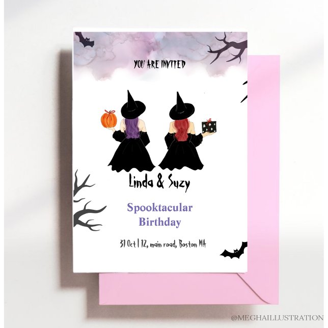 Halloween birthday invitation (Creator Uploaded)