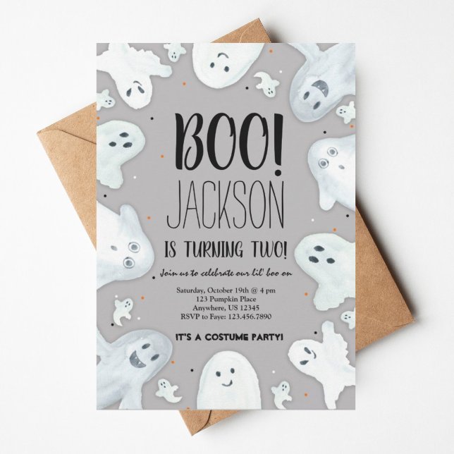 Halloween Birthday Invitation Boy (Creator Uploaded)