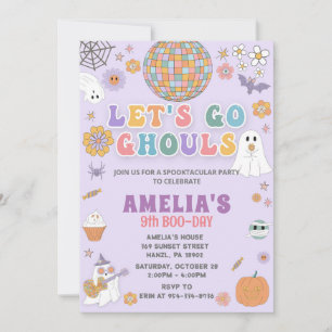 Halloween Birthday Invitation, EDITABLE Halloween Invitation