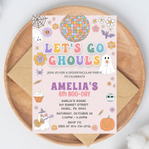 Halloween Birthday Invitation, EDITABLE Halloween 