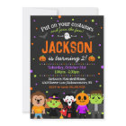 Halloween Birthday Invitation, Kids Costume Party