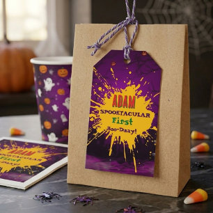 Halloween Birthday Kids Party Halloween Gift Tags