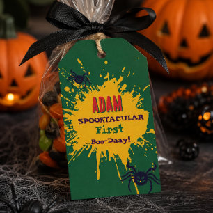 Halloween Birthday Kids Party Halloween Gift Tags