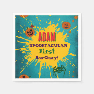 Halloween Birthday Kids Party Halloween Napkin