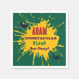 Halloween Birthday Kids Party Halloween Napkin