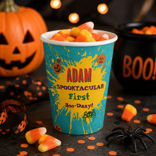 Halloween Birthday Kids Party Halloween Paper Cups