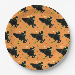 Halloween Birthday Paper Plate