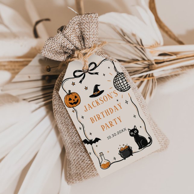 Halloween Birthday Party Gift Tags (Creator Uploaded)