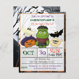 Halloween Birthday Party Invitation