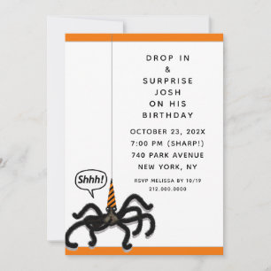Halloween Birthday Party Invitation